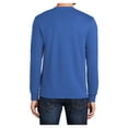 thumbnail image 2 of Mens Long Sleeve Core Blend Cotton/Polyester Tee Royal Large, 2 of 6