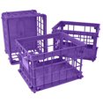thumbnail image 1 of Storex boîte de classement standard, violet, lot de 3, 1 of 2