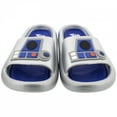 thumbnail image 4 of Star Wars 885499-size11 R2 D2 Metallic Mens Cloud Comfort Slide Sandals - Size 11, 4 of 7