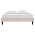 thumbnail image 4 of Modway Reign Twin Performance Velvet Platform Bed Frame in Pink, 4 of 6