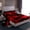 Red 03, variant on Feelyou Neon Race Car Twin Sheet Sets for Kid, Fashion Automobile Twin Fitted Sheet, Red Racing Horse Animal Flat Sheet, Luxury Bedroom Decor, 3-Piece