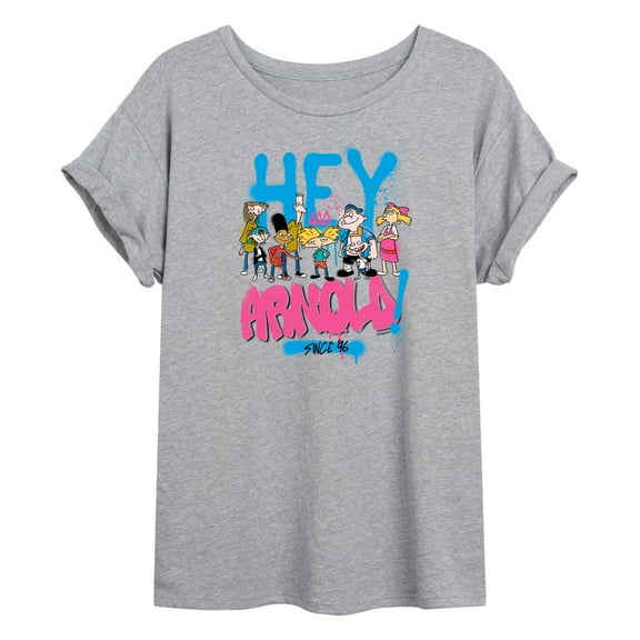 Hey Arnold! - Arnold Spray Paint 96 - Women's Oversized T-Shirt