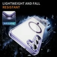 thumbnail image 6 of Allytechgroup Galaxy S23 Plus Clear Case with Screen Protector, Not-Yellowing Anti-Scratch Magsafe Compatible Wireless Charging Shockproof Bumper Magnetic Case for Samsung Galaxy S23 Plus, Purple, 6 of 7