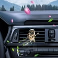 thumbnail image 7 of Kumdkd Acrylic Car Air Freshener Holder Decor - Cute Dog Hanging Ornament for Pet Lovers, 3D Printed Vent Clip Aromatherapy Charm Compatible with Essential Oils, Car Accessories Gifts for Women Men, 7 of 7