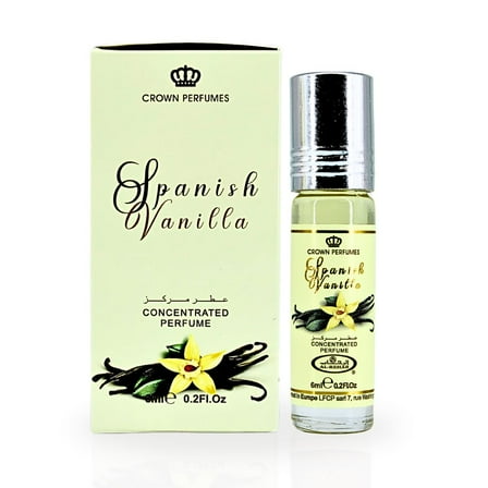 Spanish Vanilla Perfume Oil CPO 6ml (0.2 oz) by Al Rehab