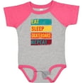 thumbnail image 3 of Inktastic Skateboarding Eat Sleep Skateboard Repeat Boys or Girls Baby Bodysuit, 3 of 5