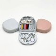 thumbnail image 2 of Mini caja de costura, bolsa pequeña bonita y práctica para agujas, herramienta de costura para el hogar, juego combinado rosa)(1 unidad), 2 of 5