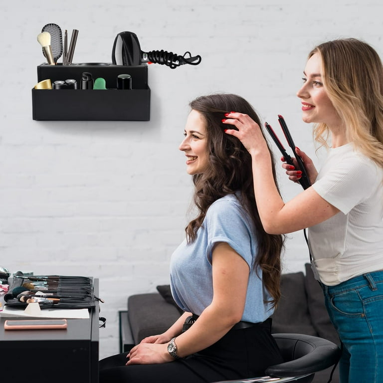 Curling Iron Hair Tool Holder For Wall Rustic White Hair Tool