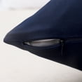 thumbnail image 2 of evoLive 100% Rayon Derived from Bamboo Cooling Breathable Body Pillow Cover/Pillowcases 21x54 inches with Hidden Zipper Closure (Navy, 21“X54“ Body Pillow Cover), 2 of 7