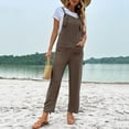 thumbnail image 6 of Maean Jumpsuits for Women Casual Loose Sleeveless Tied Straps Wide Leg Long Pants Rompers Overalls with Pockets, 6 of 7