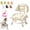 Beige, variant on Rolling Low Stool with Backrest,Padded Seat Silent Casters,360° Swivel Silent Glide Chair,Small Soft Rolling Backrest Chair with Wheel for Home(Black)