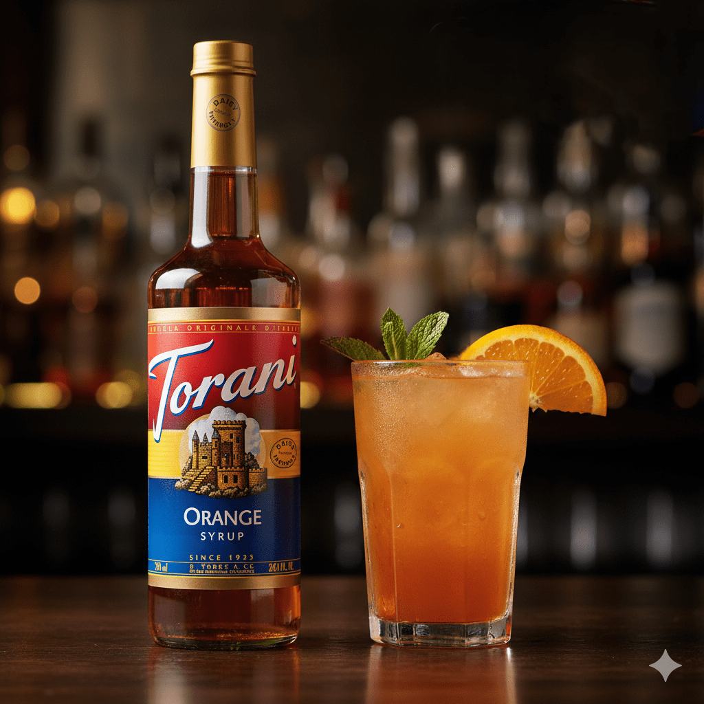 Torani Orange Dairy Friendly Syrup cs 12/750 ml