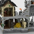 thumbnail image 5 of MOC-124794 Medieval Harbor Modular Building Blocks Set Castle MOC Bricks Gift Toys 2053pcs, 5 of 5