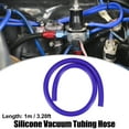 thumbnail image 2 of Unique Bargains Silicone Vacuum Tubing Hose Line Automotive Vacuum Hose Engine Air Intake Blue ID 12mm 3.28ft Length, 2 of 7