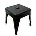 thumbnail image 4 of Homeworks 12" Black Metal Stool, Backless, 1-Pack – Indoor/Outdoor Utility Seating, 4 of 4