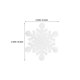 thumbnail image 2 of FUTUREORYY 50Ud Parches Bordados De Copos De Nieve Para Ropa Adhesivos Termoadhesivos Para Personalizar, 2 of 6