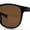 Brown Wood - Brown, variant on Mens Antiglare Polarized Round Horn Rim Keyhole Woodgrain Plastic Sunglasses Brown Wood - Brown