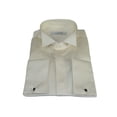 thumbnail image 3 of Mens CEREMONIA Tuxedo Formal Shirt 100% Cotton Turkey Slim Fit #stn 17 aty ivory, 3 of 6