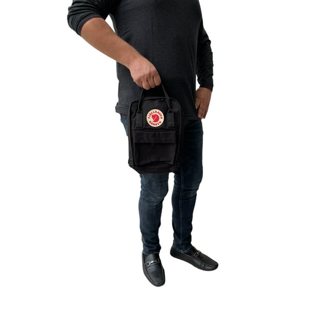 Fjallraven mini backpack black deals