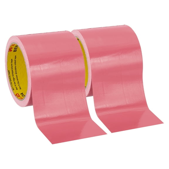 3.1"x0.01" Bookbinding Tape, 2 Roll 11 Yard Cloth Bookbinding Repair Tape Book Binding Tape Self Adhesive for Repairing Old Books, Pink