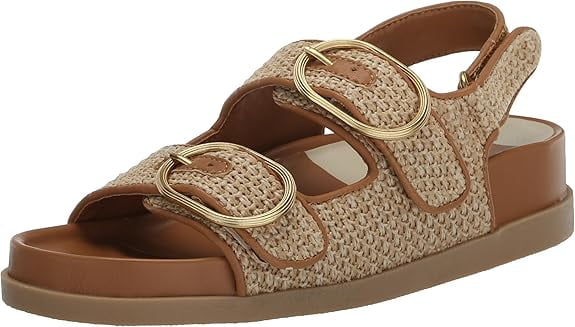 Leather Sandals Lockstock Sandals Dune Faux Leather Double Strap