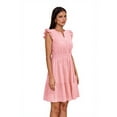 thumbnail image 2 of Women’s Pretty Garden LS VNEK BTN FRNT MINI DRSS - MINI CAP SLEEVE DRESS, 2 of 6