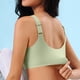 thumbnail image 4 of Sujetador deportivo sin aros ajustable color nude para mujer - Sin aros de acero, tallas grandes, 4 of 7