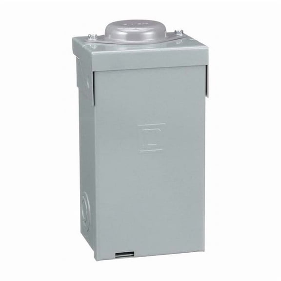 Square D Load Center, 2 Spaces, 40A Amps, 120/240V AC QO2L40RB