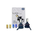 thumbnail image 2 of (W) H13 Hi/Lo Cree LED Headlight Kit by OZ-USA 40W 4-Sided Head Light Dual Beam 4000LM Xenon White 6000K, 2 of 4