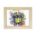 thumbnail image 1 of Graffiti Street Barrel Guitar Hands Pattern Desktop Photo Frame Picture Art Decoration Painting 6x8 inch, 1 of 3