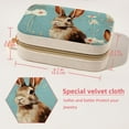 thumbnail image 5 of Rabbit Velvet Portable Storage Box with Removable Compartment: Gift-Ready Organizer for Bracelets, Necklace, and Jewelry, 5 of 7