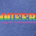 thumbnail image 3 of CafePress - RETRO Queer_TR - Mens Hooded Shirt, 3 of 4