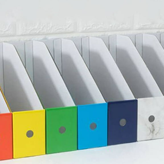 Masteelf 6 Pcs Storage Book Rack Office Magazine Holder Student Use