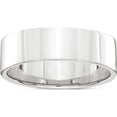 thumbnail image 1 of Platinum 6mm Flat Size 8 Wedding Band Made In United States pfb060-8.5, 1 of 5