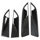 thumbnail image 5 of 4 Uds Pegatinas para Marco de Cuenco de Manija de Puerta Interior Ticfox Estilo Fibra de Carbono para ID.6X, 5 of 14