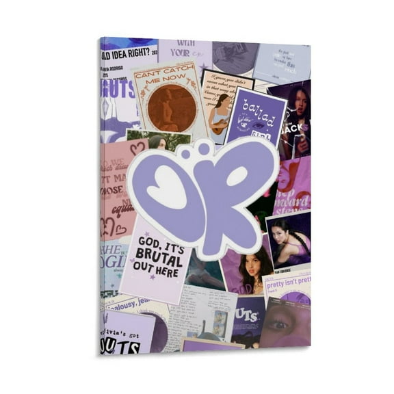 Olivia Rodrigo (70) Painting Vintage Poster Picture Print Wall Art Poster Painting Canvas Posters Artworks Gift Room Aesthetic