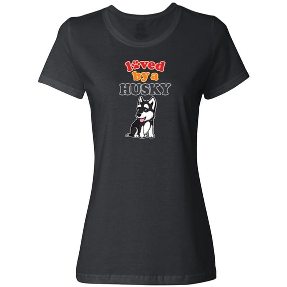 Inktastic Siberian Husky Dog Gift Puppy Women's T-Shirt