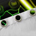 thumbnail image 4 of jejeloiu Console Game Lovers Black Out Curtains,Gradient Green Yellow Gamepad Curtains Pack of 2 (42x63 Each),Modern Geometric Honeycomb Bedroom Curtains For Boys Teens,Ultra Soft Home Decor, 4 of 6