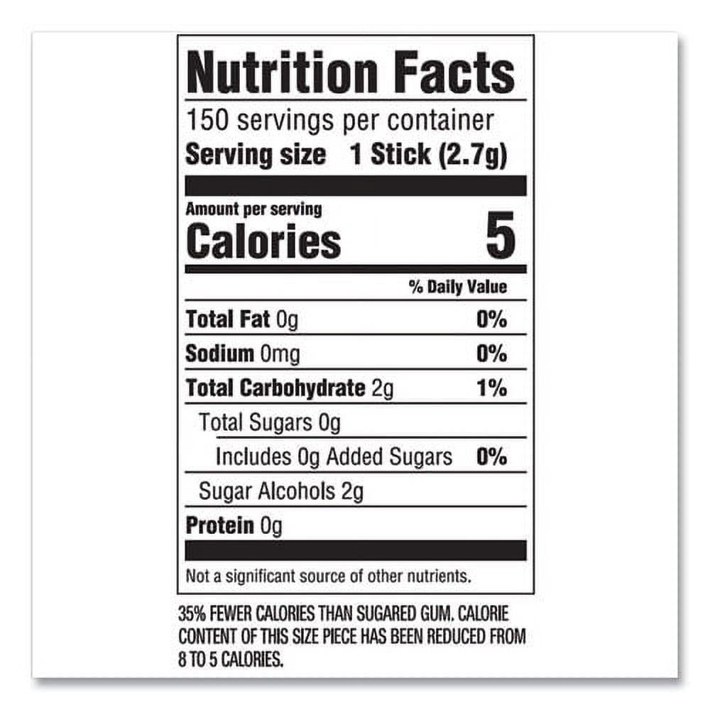 5 Gum, Peppermint Cobalt, 15 Sticks/pack, 10 Packs/box | Bundle of 5 Boxes