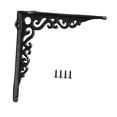 thumbnail image 4 of DOLITY Support d'Étagère Décoratif en Fonte Support Mural Robuste en Forme de L Support Mural Style B, 4 of 6