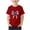 Red 1, variant on Afuyipoi Boys Patriotic T-Shirts,Comfortable Round Neck Independence Day Print Breathable Short Sleeve America Anniversary Tees White 9-10T