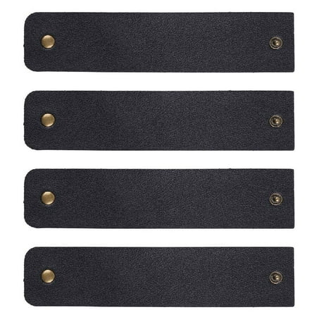 

Leather Napkin Rings Set of 4 Handmade Rustic Napkin Holder for Table Decor Home