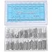 thumbnail image 3 of Hemobllo 360pcs Stainless Steel Watch Band Link Cotter Pins Spring Bars Tools in 18 Different Sizes - 6mm-23mm (Silver), 3 of 4