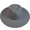 thumbnail image 2 of VERVE 8 Wide Brim Vegan Felt Rancher Hat - Women, Men, and Kids Fedora Style with Adjustable Inner Drawstring, 2 of 8