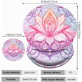 thumbnail image 3 of Gaming Mouse Pad and Coaster, Ergonomic Mouse Pad with Wrist Support Gel, Non-Slip PU Base, Easy Typing Pain Relief, 3 of 5