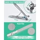 thumbnail image 3 of Cortaúñas para uñas gruesas y uñas encarnadas para personas mayores: cortaúñas de acero inoxidable con agarre suave y lima de uñas, 3 of 5
