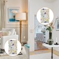 thumbnail image 4 of Yayeee Toggle Light Switch Wall Plate 1-Gang 4.5"x2.7" Home Decorative Outlet Cover, Blue Floral Rabbit, 4 of 7