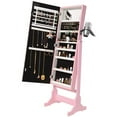 thumbnail image 3 of Posh Living Sebastian Marquee Lights Armoire Jewelry Storage Organizer - Blush, 3 of 9