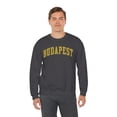 thumbnail image 6 of Budapest Sweatshirt Gifts Crew Neck Shirt Long Sleeve Unisex, 6 of 7