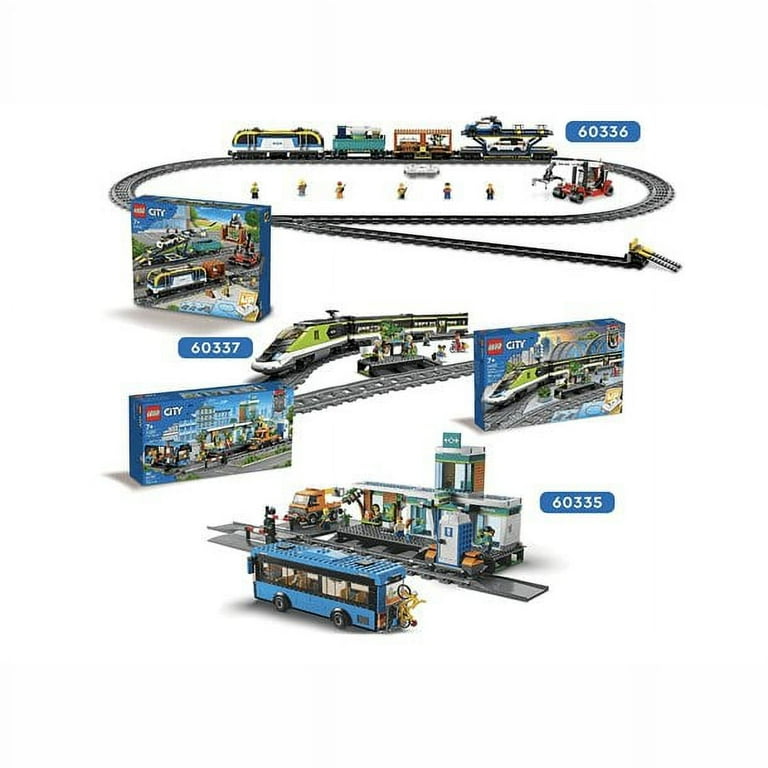 Lego City Express Passenger Train 60337 with Station & Tracks